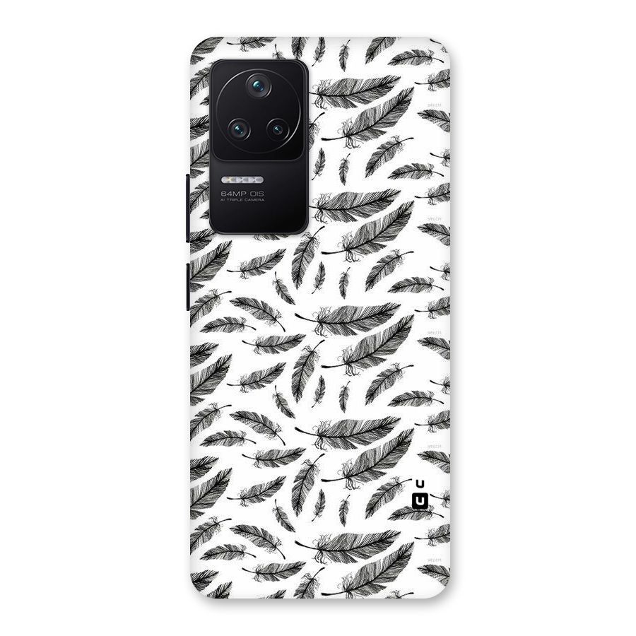 Black Feather Back Case for Poco F4 5G