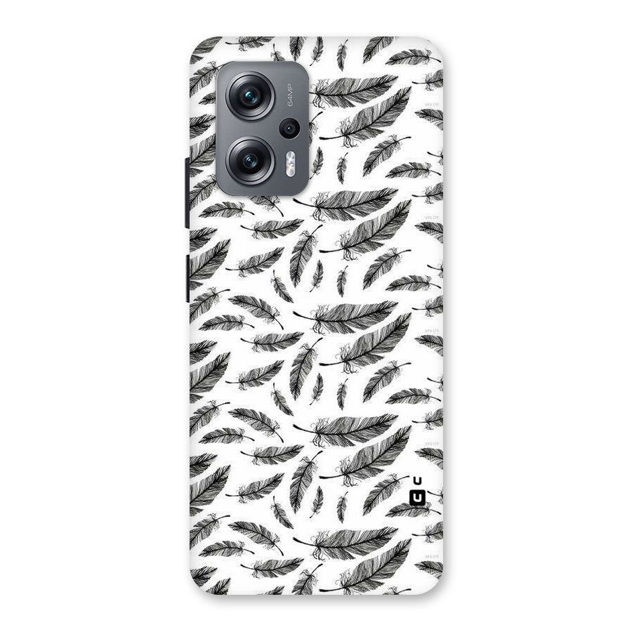 Black Feather Back Case for Redmi K50i