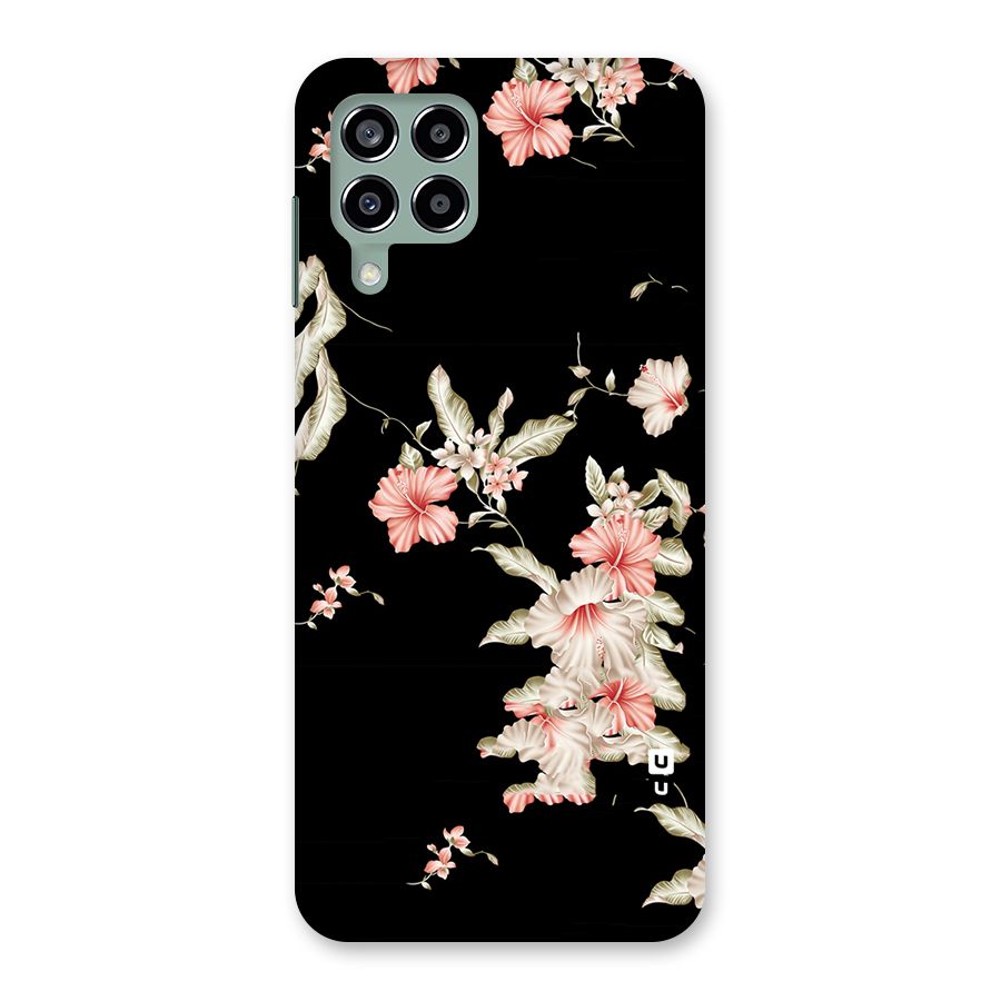 Black Floral Back Case for Galaxy M33