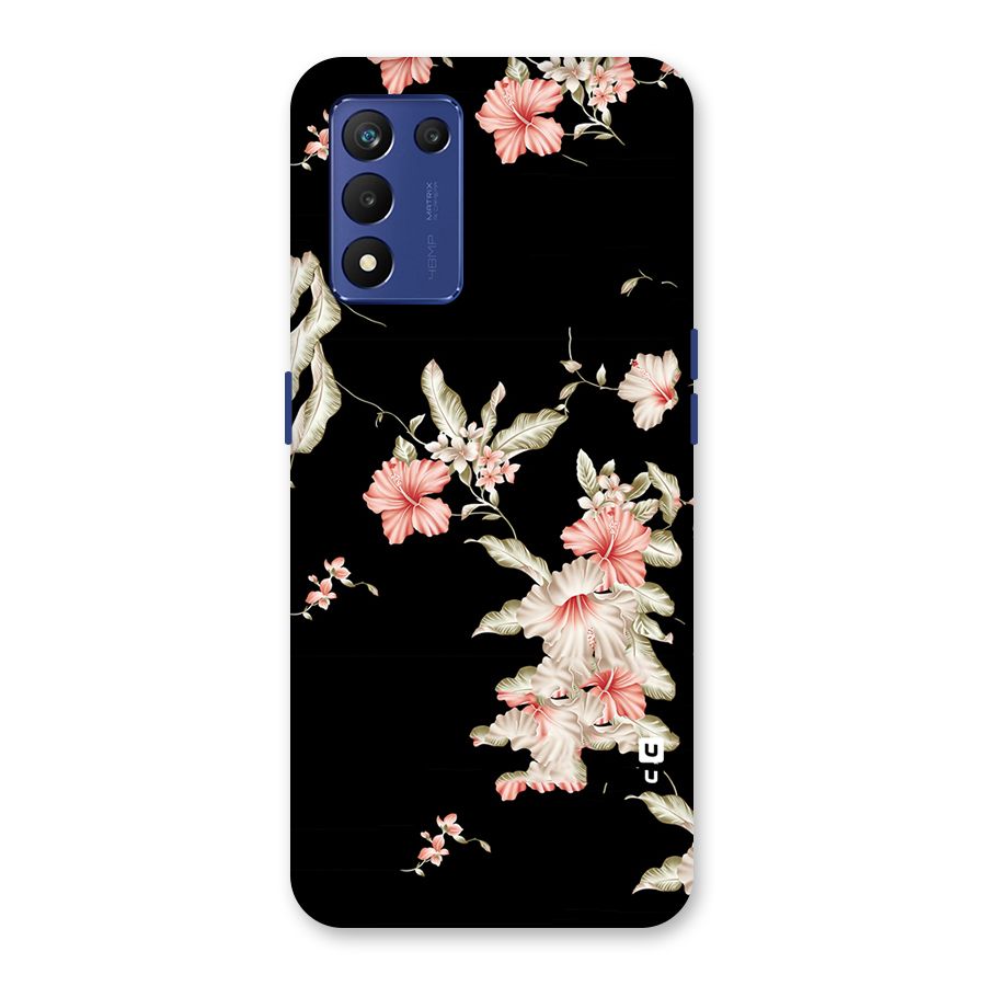 Black Floral Back Case for Realme 9 5G Speed