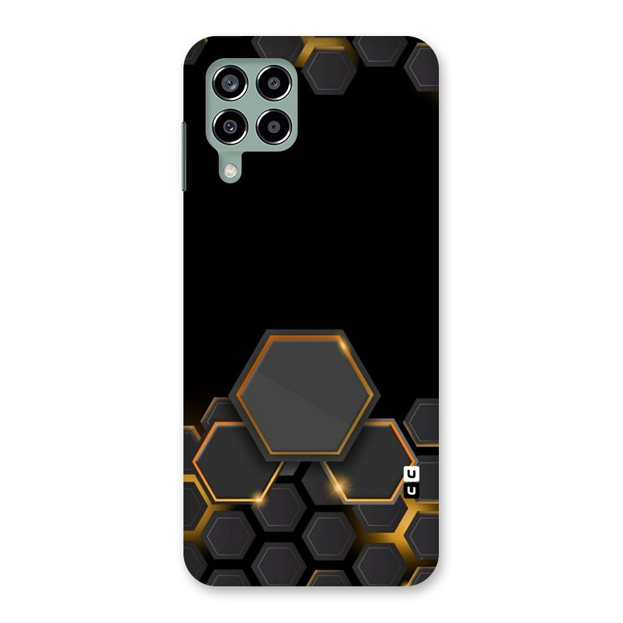 Black Gold Hexa Back Case for Galaxy M33