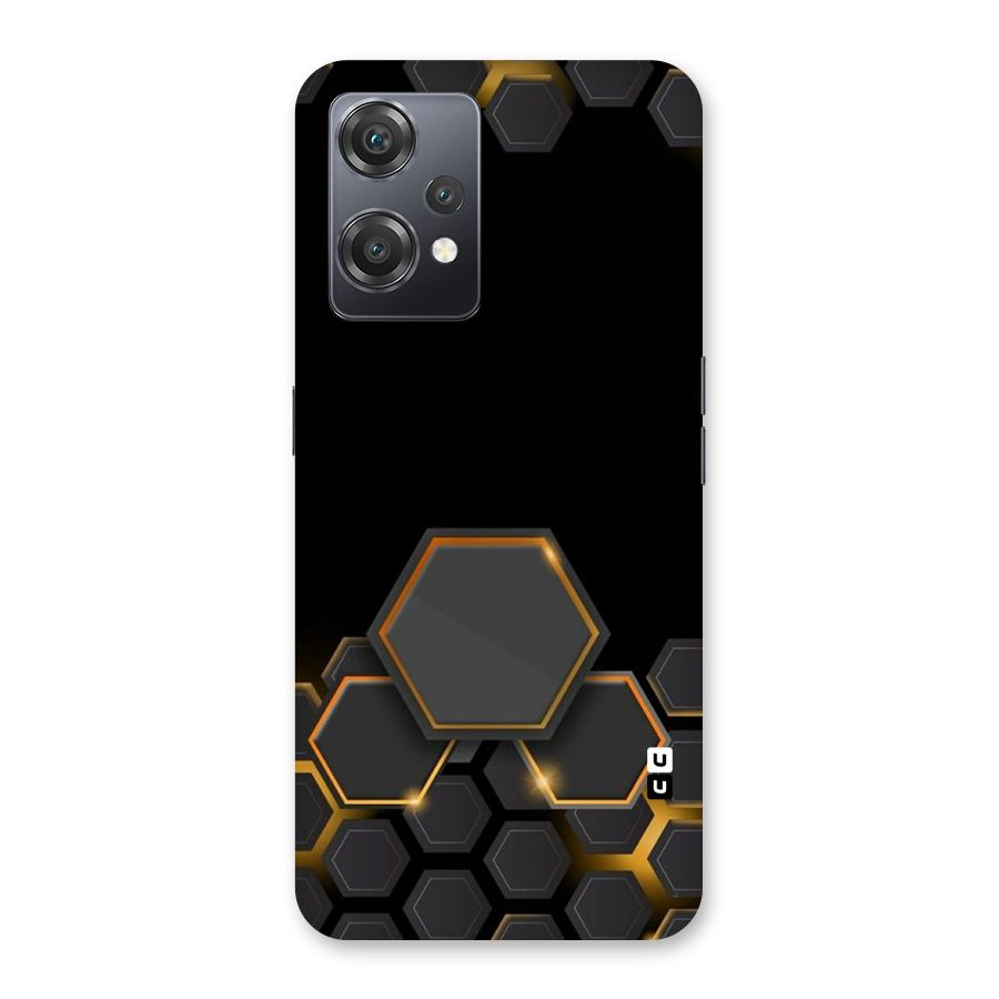 Black Gold Hexa Back Case for OnePlus Nord CE 2 Lite 5G