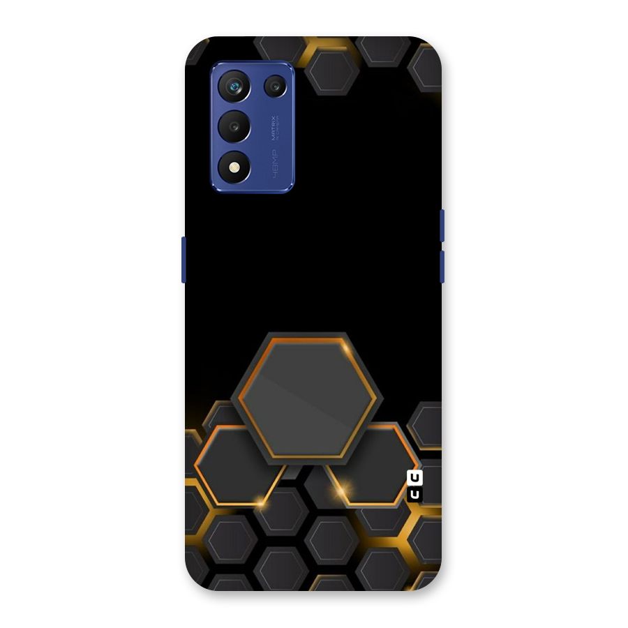 Black Gold Hexa Back Case for Realme 9 5G Speed