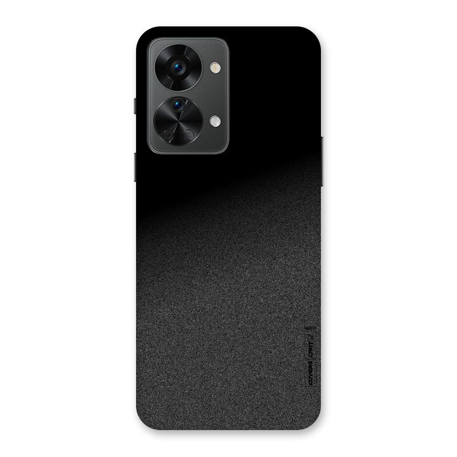 Black Grey Noise Fusion Back Case for OnePlus Nord 2T