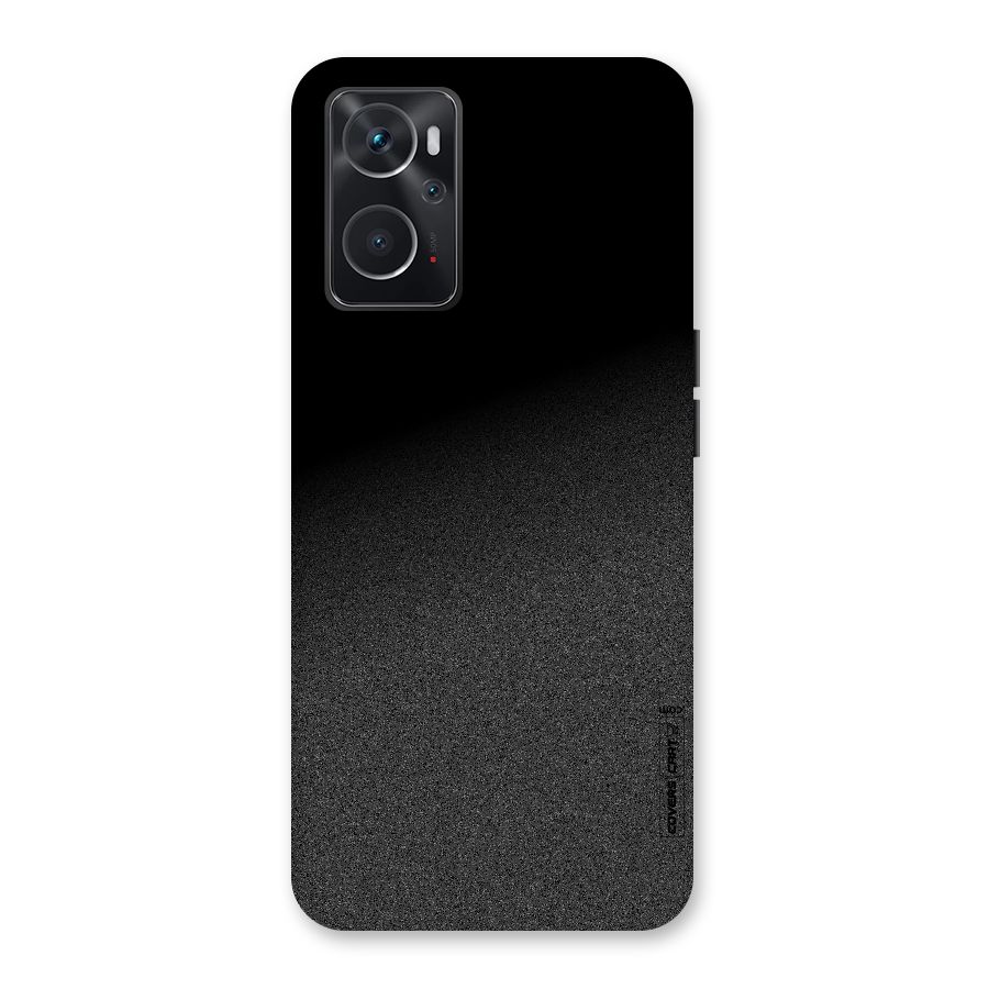 Black Grey Noise Fusion Back Case for Oppo K10 4G