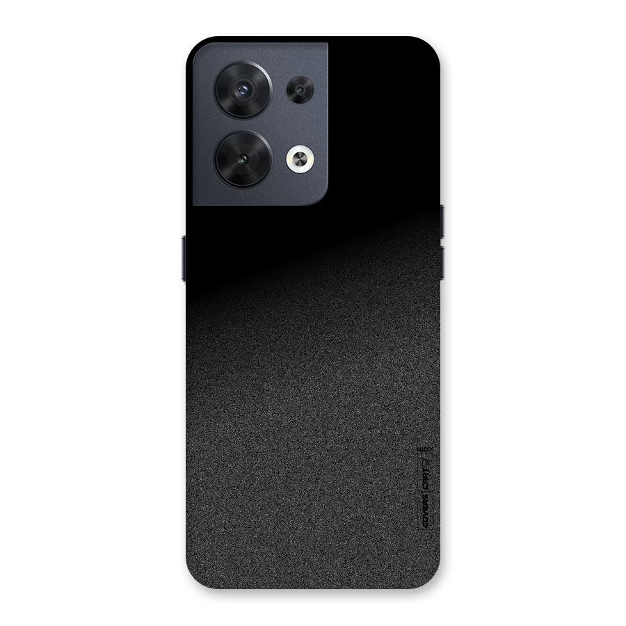 Black Grey Noise Fusion Back Case for Oppo Reno8 5G