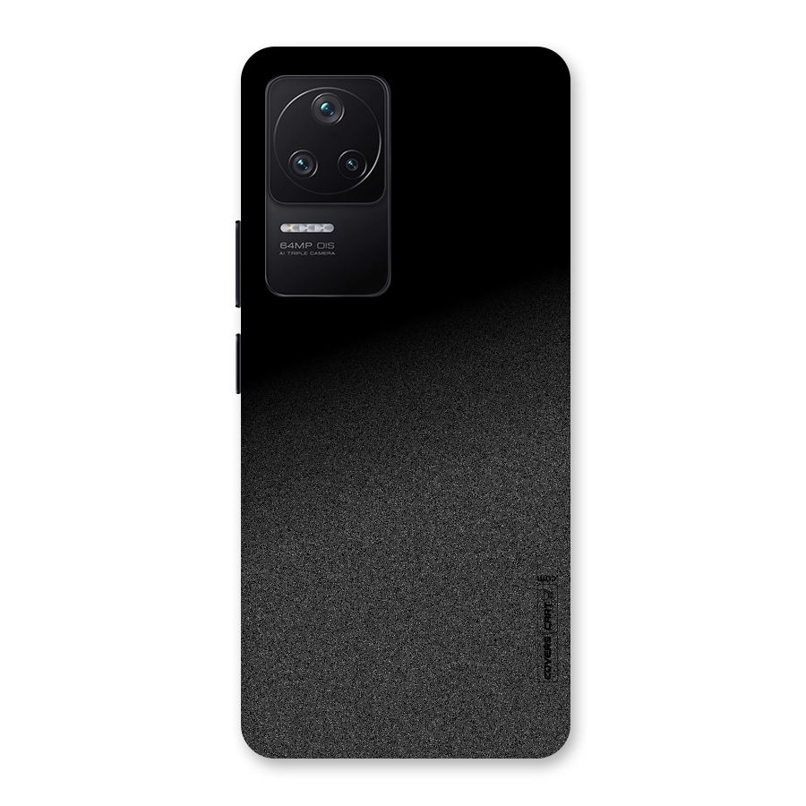 Black Grey Noise Fusion Back Case for Poco F4 5G