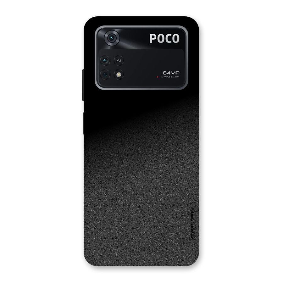 Black Grey Noise Fusion Back Case for Poco M4 Pro 4G