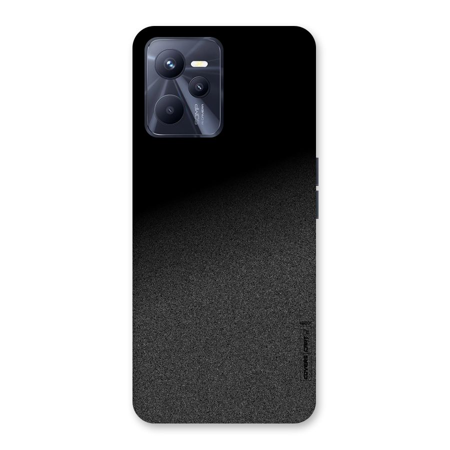 Black Grey Noise Fusion Back Case for Realme C35