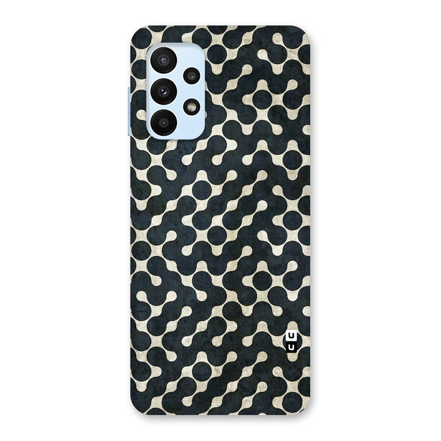 Black Maze Design Back Case for Galaxy A23