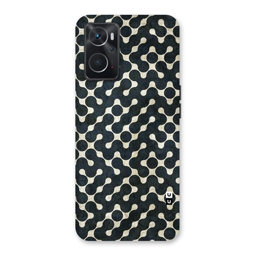 Black Maze Design Back Case for Oppo K10 4G