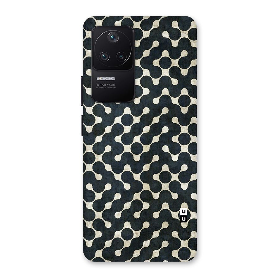 Black Maze Design Back Case for Poco F4 5G