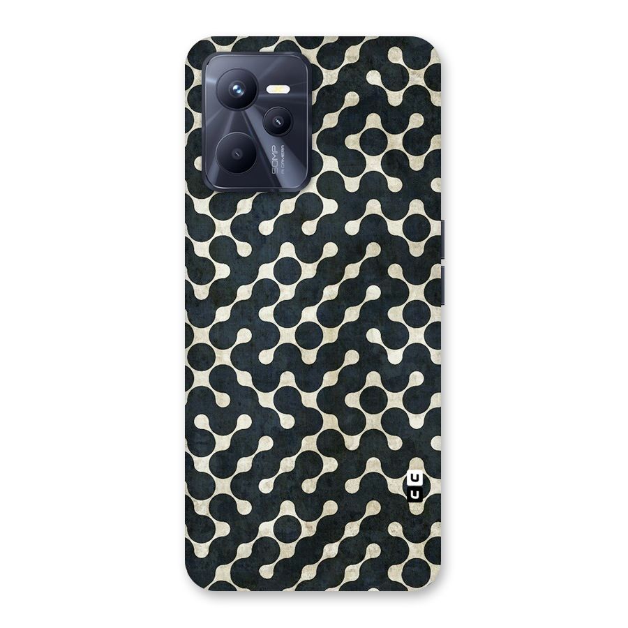 Black Maze Design Back Case for Realme C35
