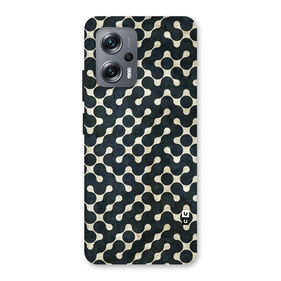 Black Maze Design Back Case for Redmi K50i