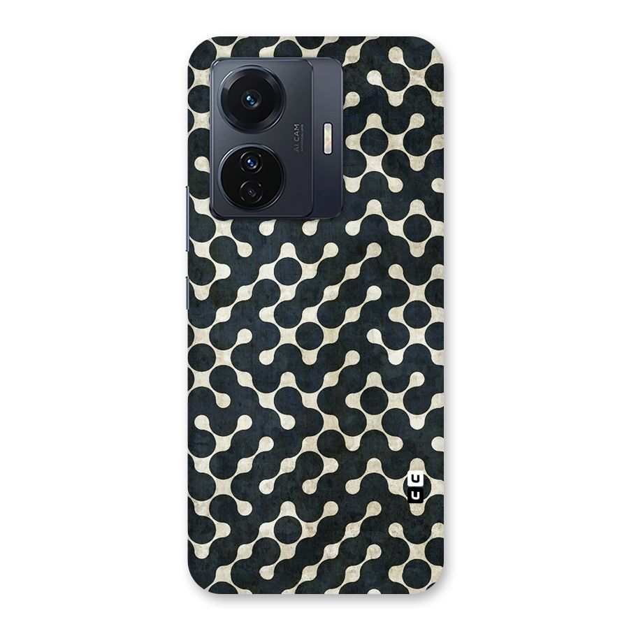Black Maze Design Back Case for Vivo T1 Pro