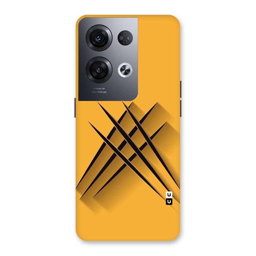 Black Paws Back Case for Oppo Reno8 Pro 5G