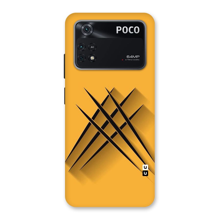 Black Paws Back Case for Poco M4 Pro 4G