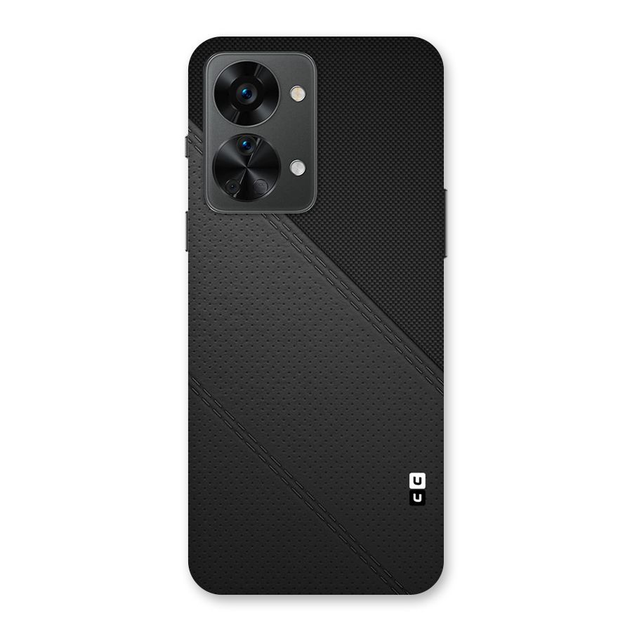 Black Polka Stripe Back Case for OnePlus Nord 2T