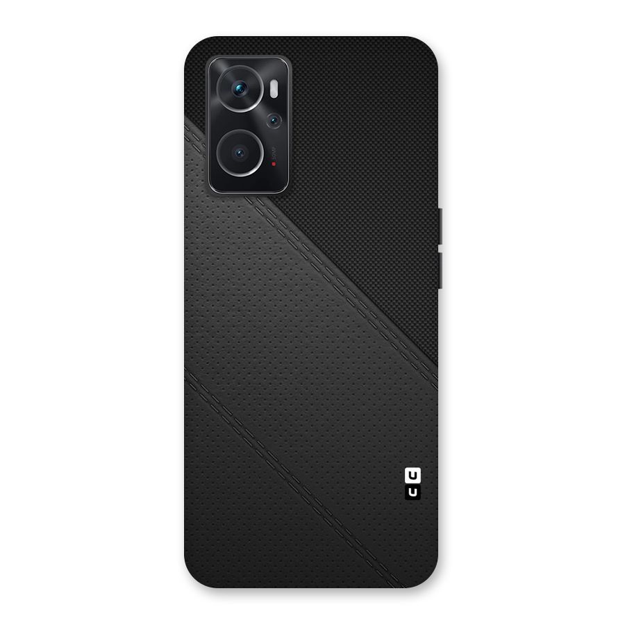 Black Polka Stripe Back Case for Oppo K10 4G