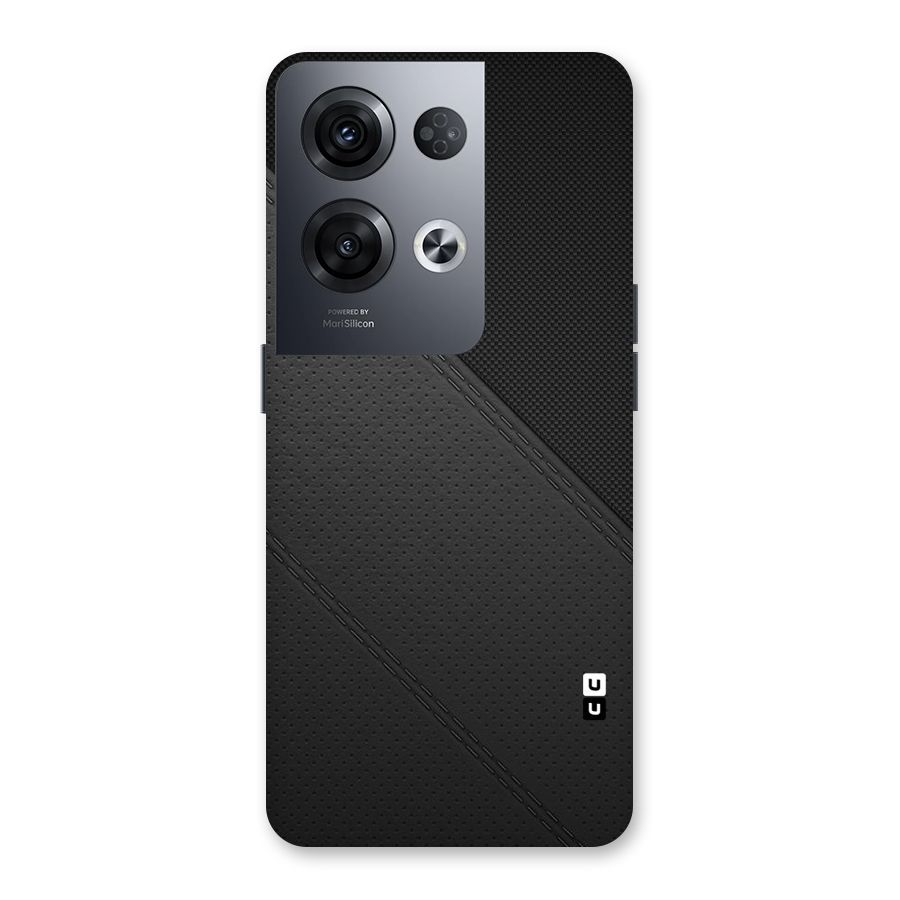 Black Polka Stripe Back Case for Oppo Reno8 Pro 5G