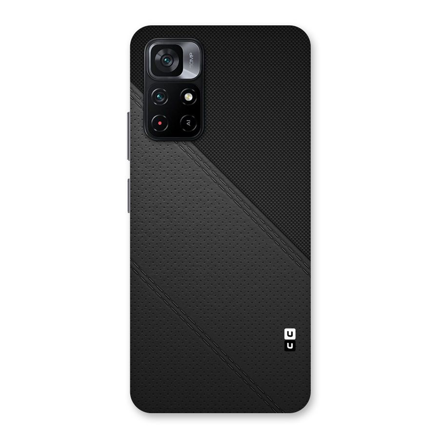 Black Polka Stripe Back Case for Poco M4 Pro 5G