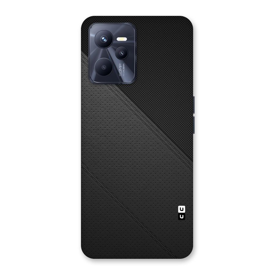 Black Polka Stripe Back Case for Realme C35