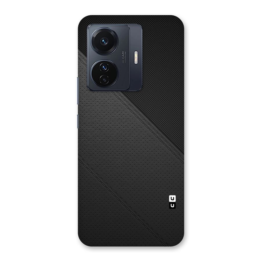 Black Polka Stripe Back Case for Vivo T1 Pro