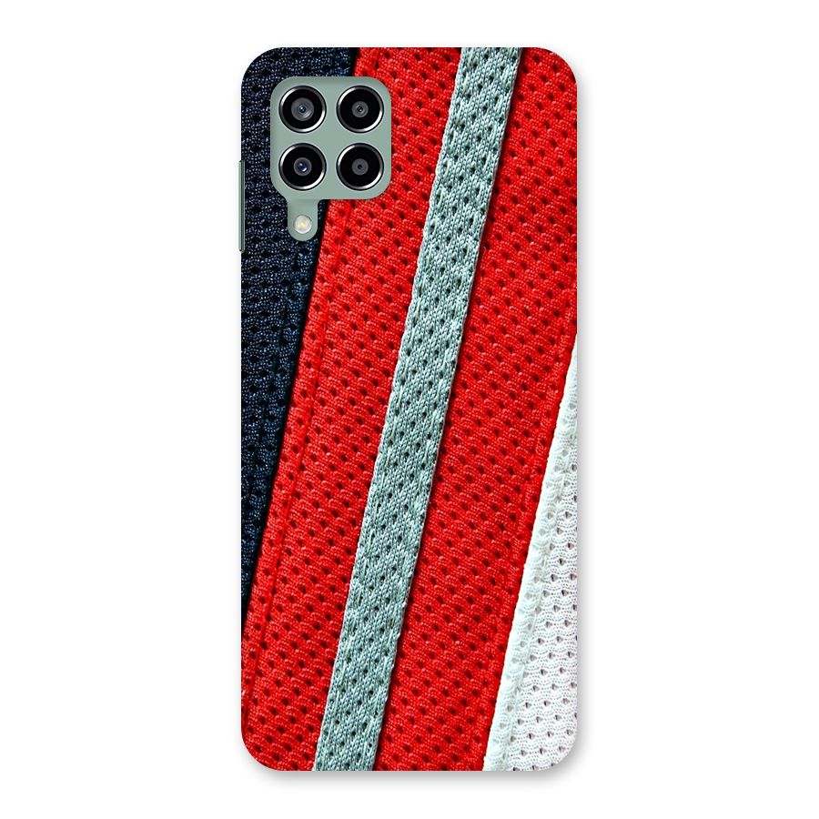 Black Red Grey Stripes Back Case for Galaxy M33