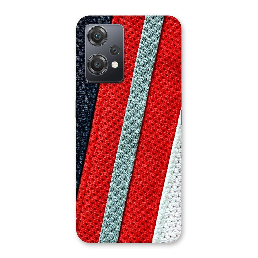 Black Red Grey Stripes Back Case for OnePlus Nord CE 2 Lite 5G