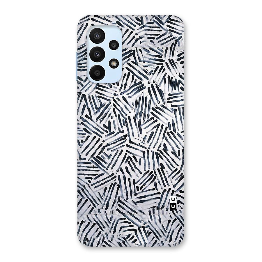 Black Tiny Uneven Back Case for Galaxy A23