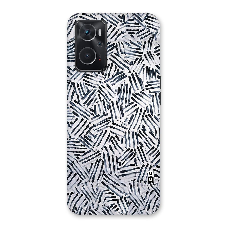 Black Tiny Uneven Back Case for Oppo K10 4G