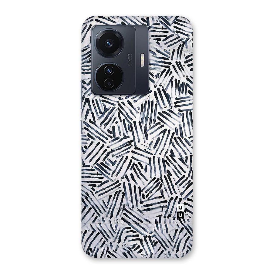 Black Tiny Uneven Back Case for Vivo T1 Pro