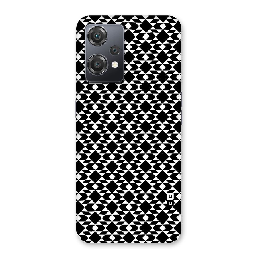 Black White Diamond Abstract Back Case for OnePlus Nord CE 2 Lite 5G