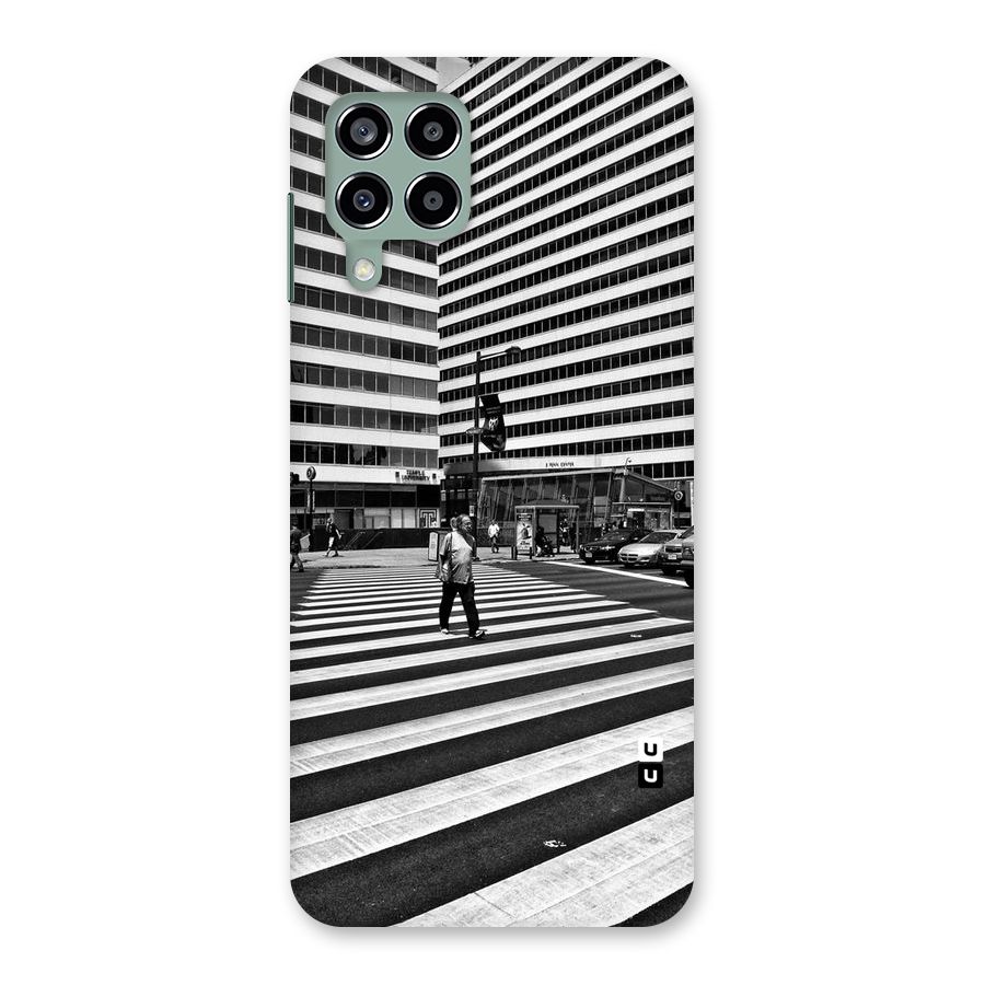 Black White Perspective Back Case for Galaxy M33