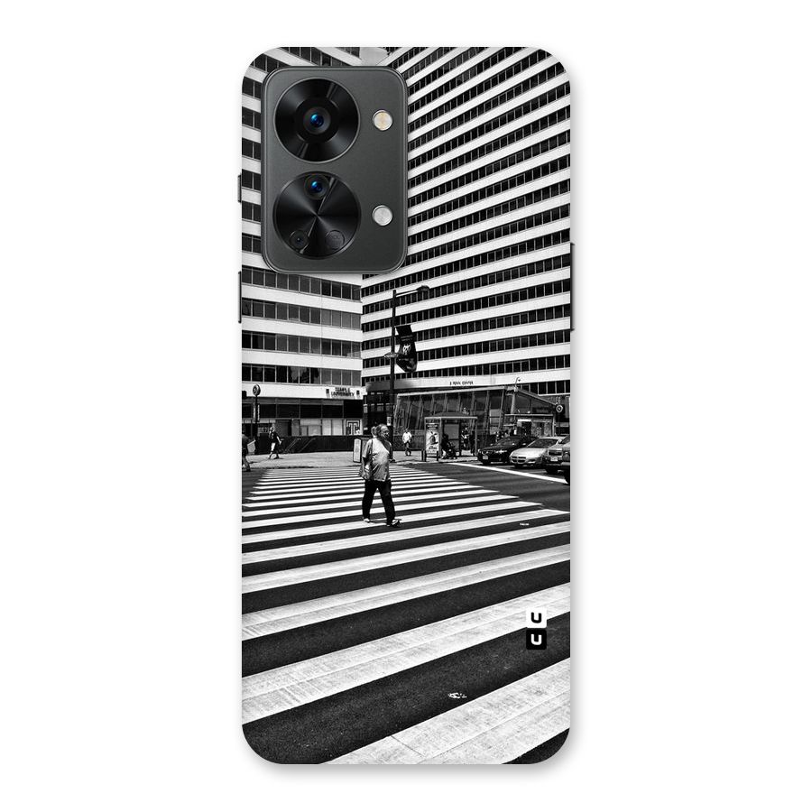 Black White Perspective Back Case for OnePlus Nord 2T