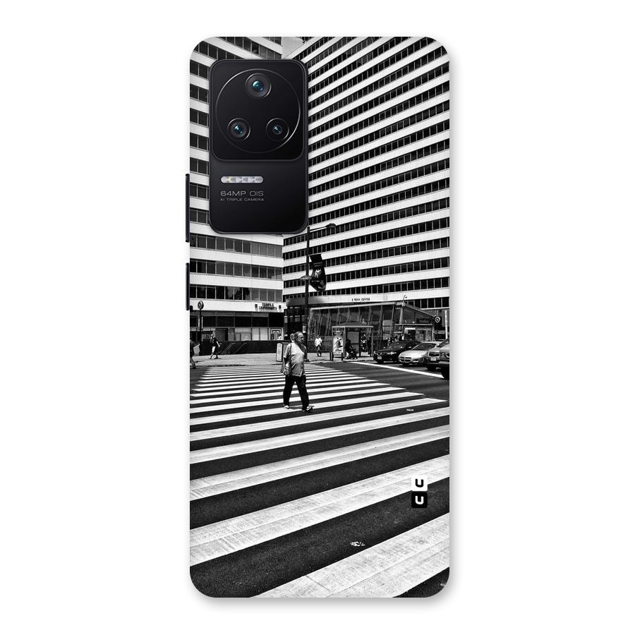 Black White Perspective Back Case for Poco F4 5G