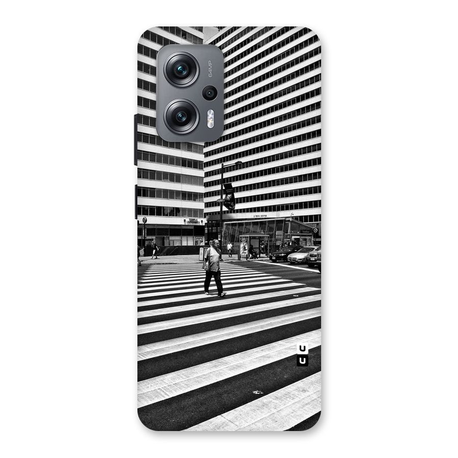 Black White Perspective Back Case for Redmi K50i