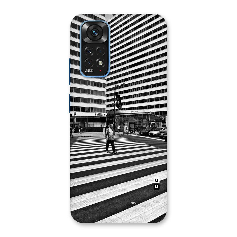 Black White Perspective Back Case for Redmi Note 11S