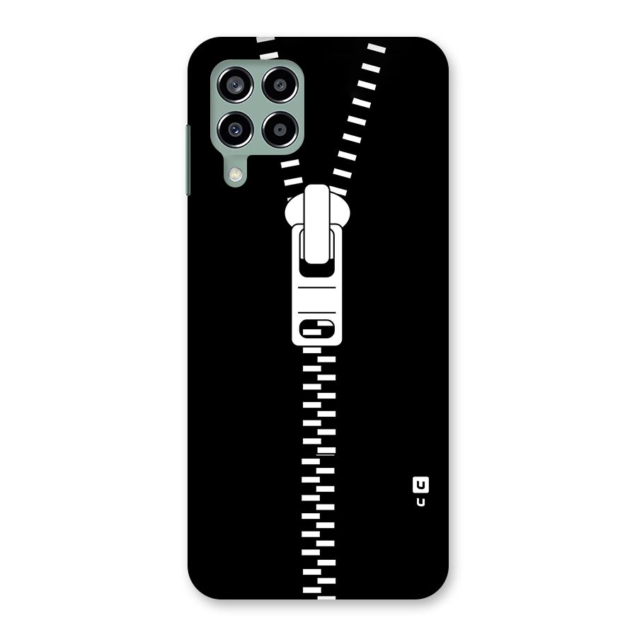 Black Zipper Back Case for Galaxy M33