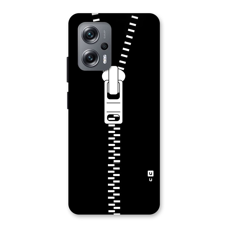 Black Zipper Back Case for Redmi K50i