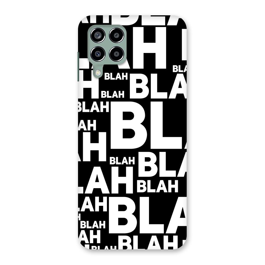 Blah Blah Pattern Back Case for Galaxy M33