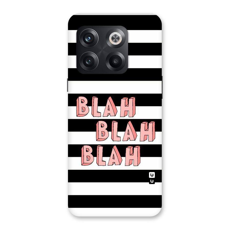 Blah Bold Stripes Back Case for OnePlus 10T