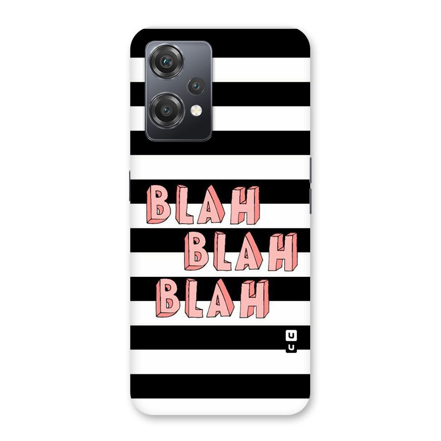 Blah Bold Stripes Back Case for OnePlus Nord CE 2 Lite 5G