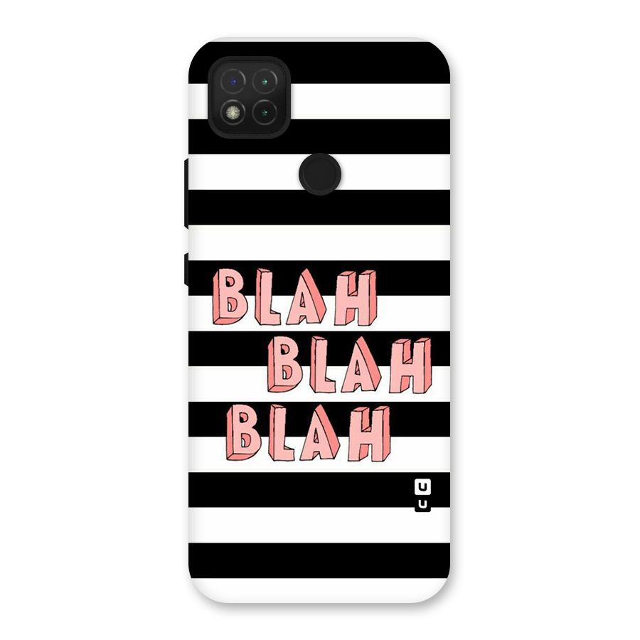 Blah Bold Stripes Back Case for Redmi 9 Activ