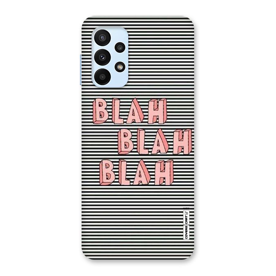 Blah Stripes Back Case for Galaxy A23