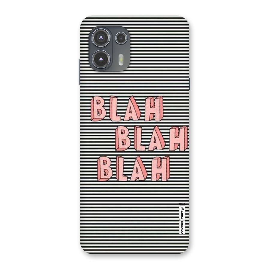 Blah Stripes Back Case for Motorola Edge 20 Fusion