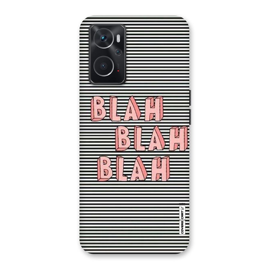 Blah Stripes Back Case for Oppo K10 4G