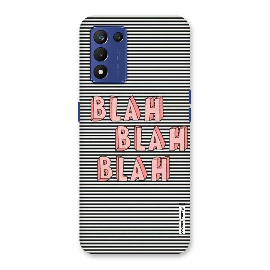 Blah Stripes Back Case for Realme 9 5G Speed