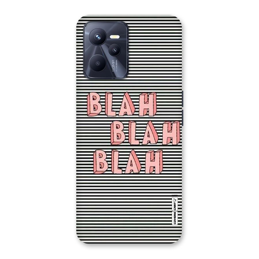 Blah Stripes Back Case for Realme C35