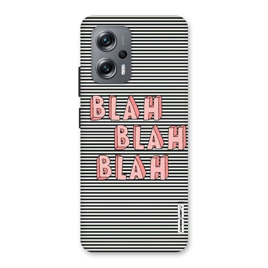 Blah Stripes Back Case for Redmi K50i